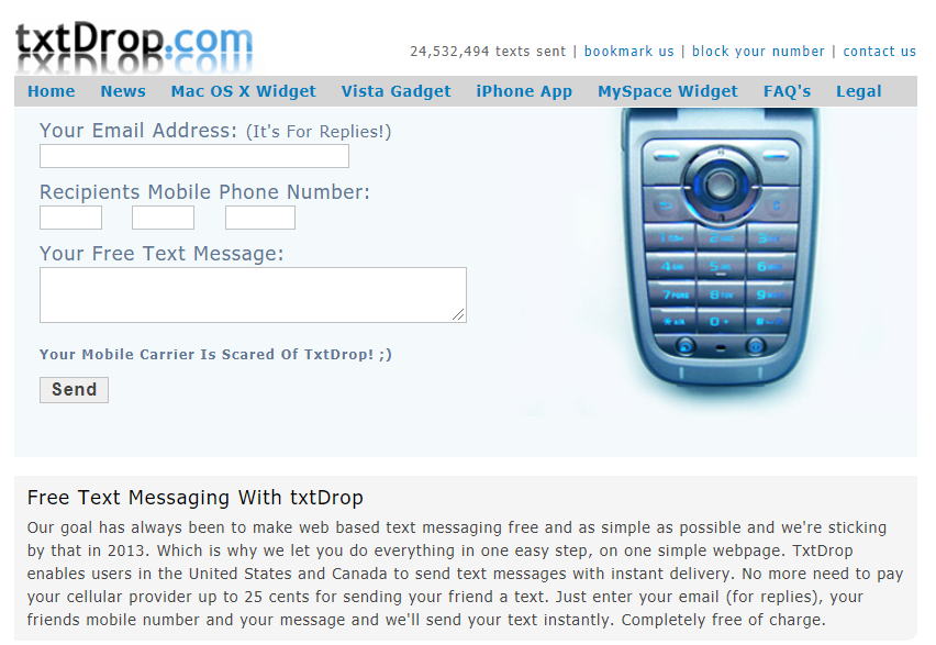 - I 10 migliori siti per inviare messaggi di testo gratuiti a telefoni cellulari (SMS)