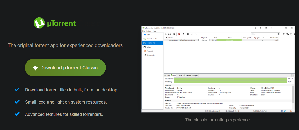 uTorrent Download Page 2022