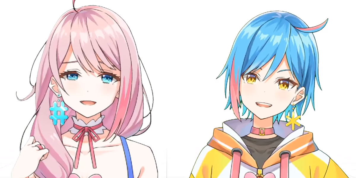 Virtual YouTubers Love-chan and Aipii