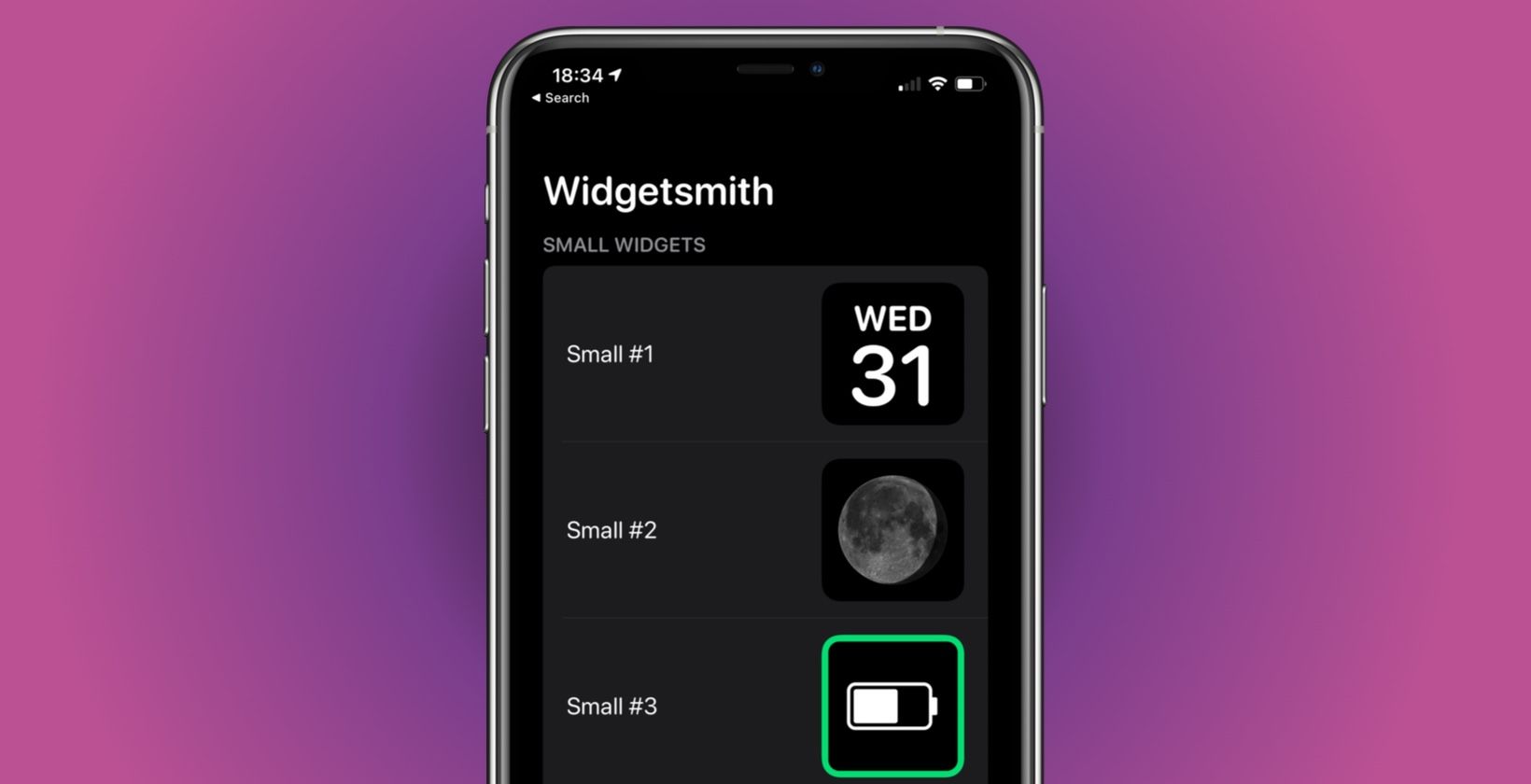 Widgetsmith lets you quickly create custom iPhone widgets