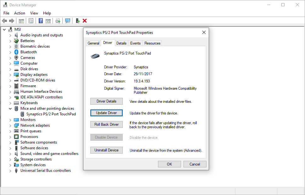 Update Windows 10 Touchpad Driver For Mac Update Windows 10 Touchpad Driver For Mac