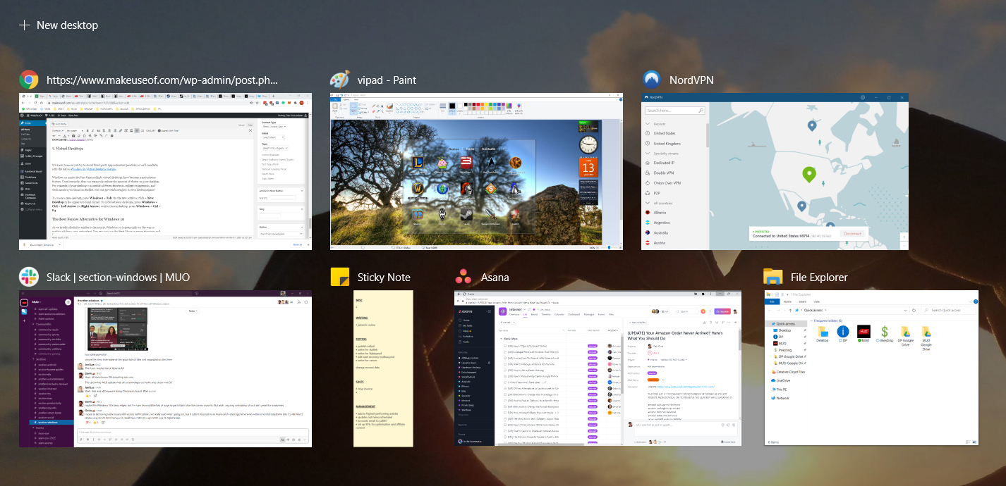 windows new desktop