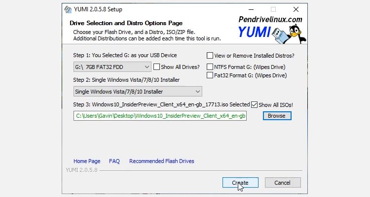 yumi pendrive iso to usb tool - Come creare un USB avviabile da una ISO: 6 strumenti utili