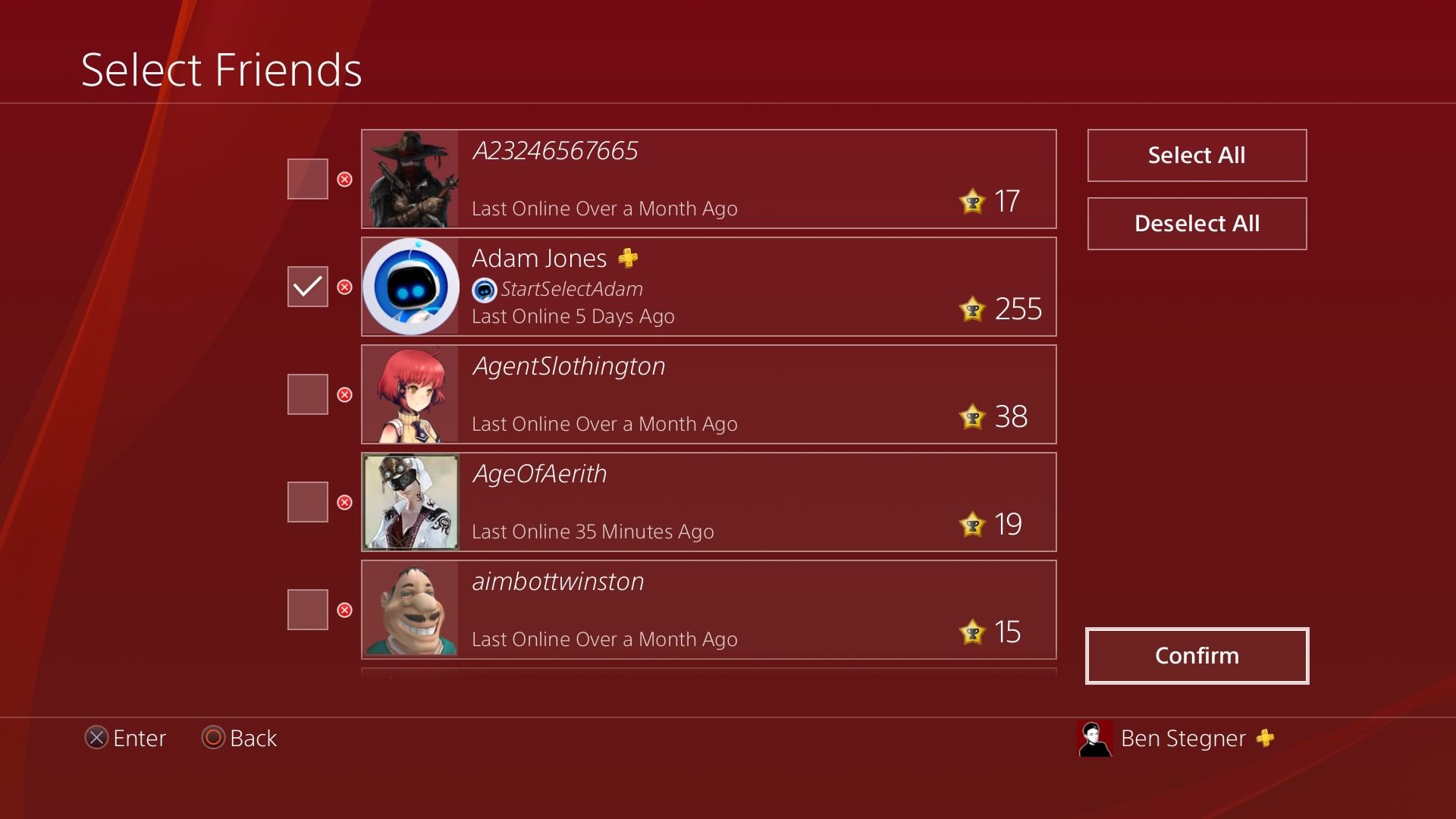 view psn friends list online