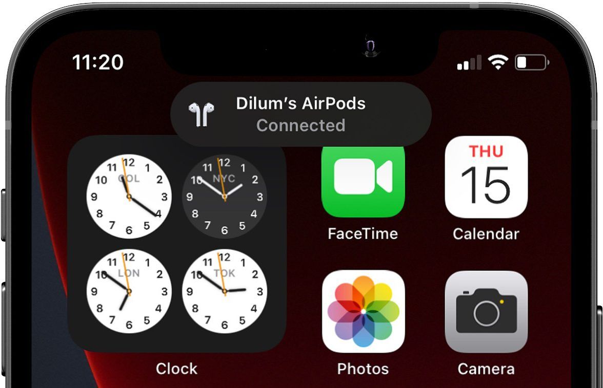 Connect airpods to online iphone 11