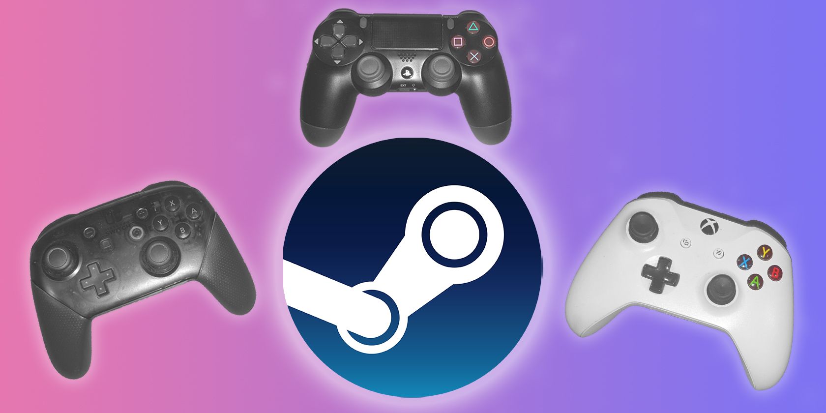 3 Controller And Steam Logo