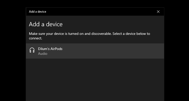 5 select airpods - Come collegare AirPods a un laptop Windows 10