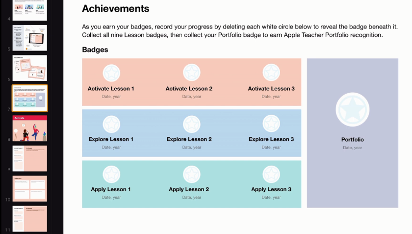 Apple Teacher Portfolio 1 - 3 entusiasmanti cambiamenti per gli insegnanti Apple che miglioreranno la tua esperienza di insegnamento