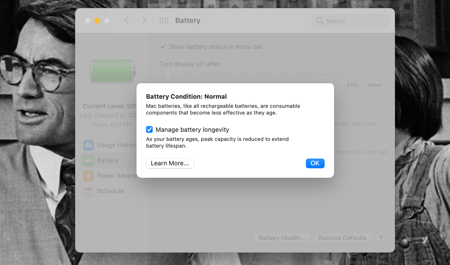 Battery condition settings MacBook Pro - Che cos’è la ricarica della batteria ottimizzata su iPhone e Mac?