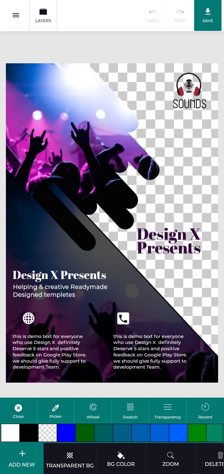 Sample poster DesignX