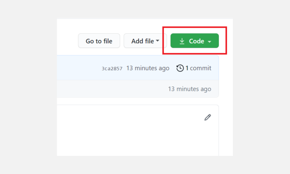 So klonen Sie ein GitHub-Repository mit Git Bash - Download code button