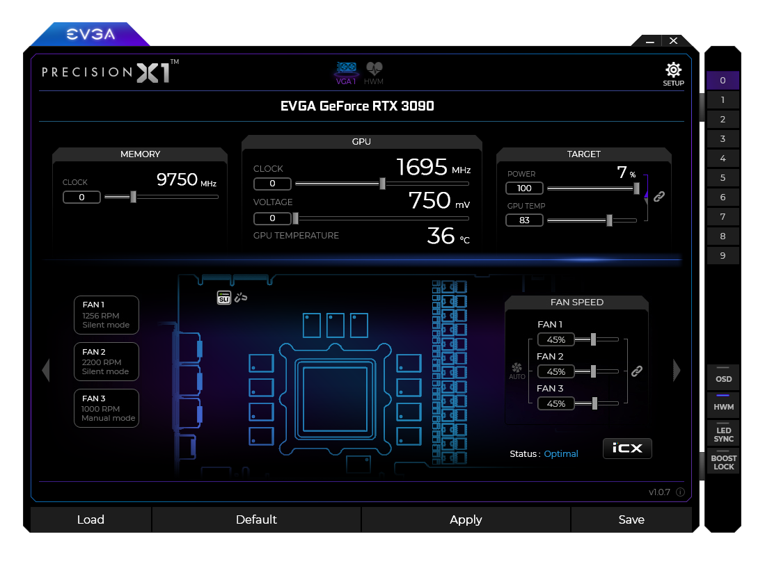 EVGA Precision X - 5 Miglior software di overclock della CPU per aumentare le prestazioni