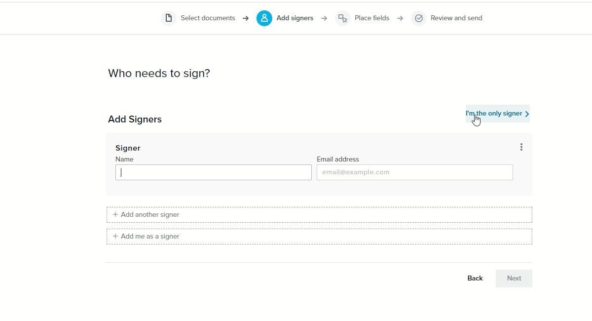 Selecting How to eSign a PDF in Hello Sign