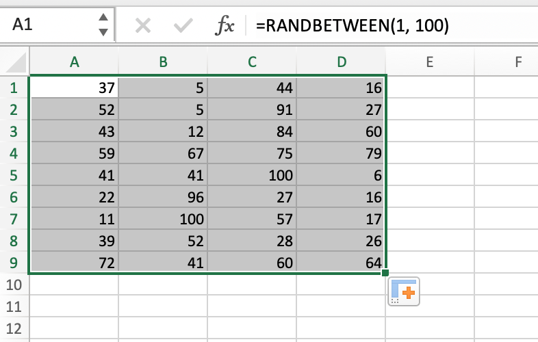 Excel generate random integers - Come utilizzare la funzione RANDBETWEEN in Excel