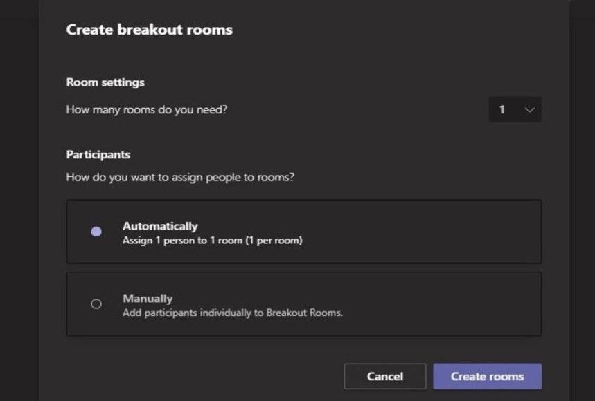 Microsoft teams breakout rooms