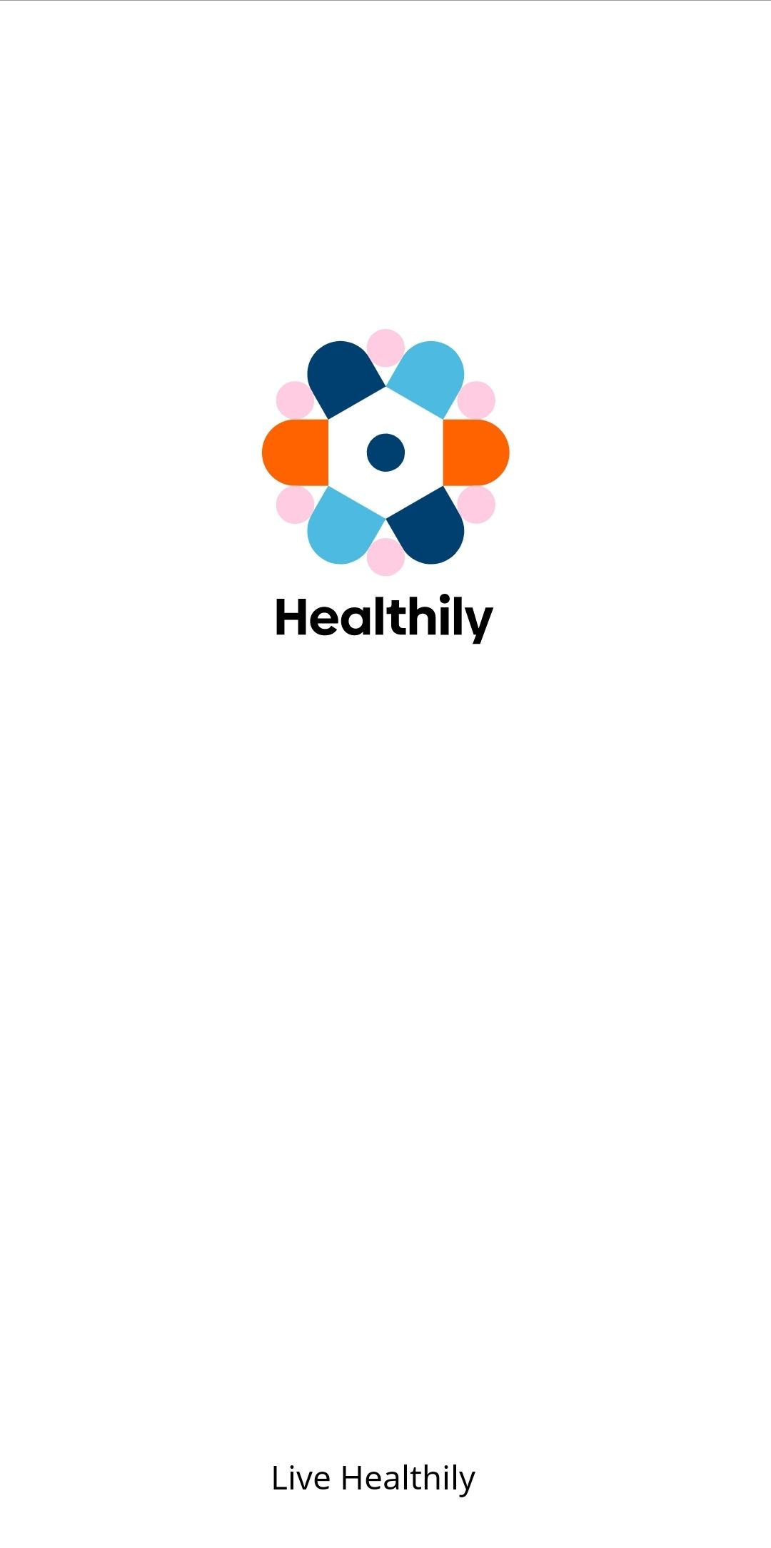 Healthily title screen