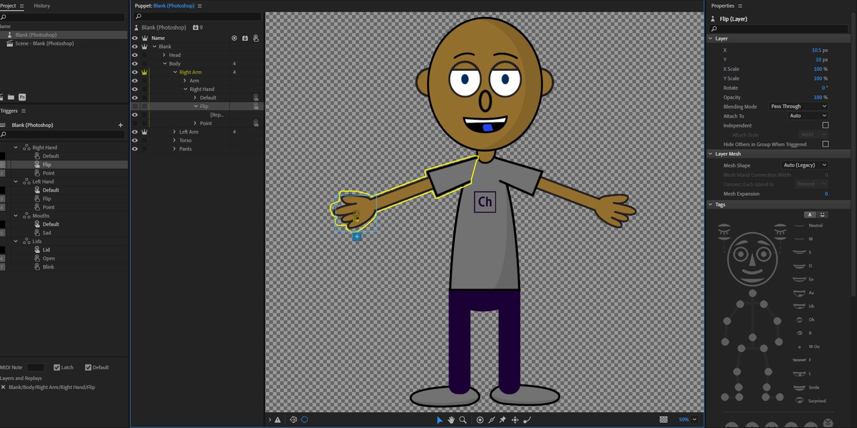 How to Create Your Own Puppet for Adobe Character Animator in Photoshop