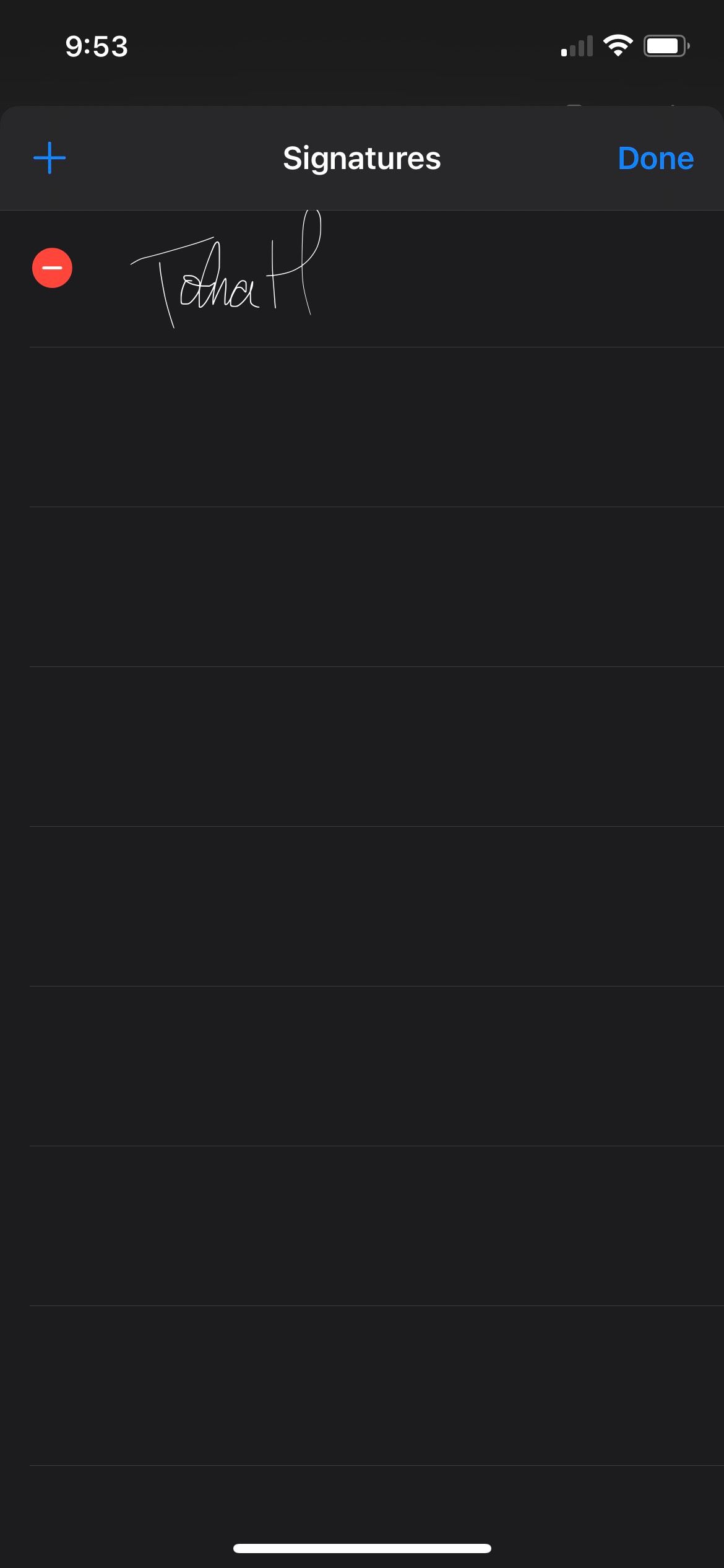 how to add your signature to a document on iphone