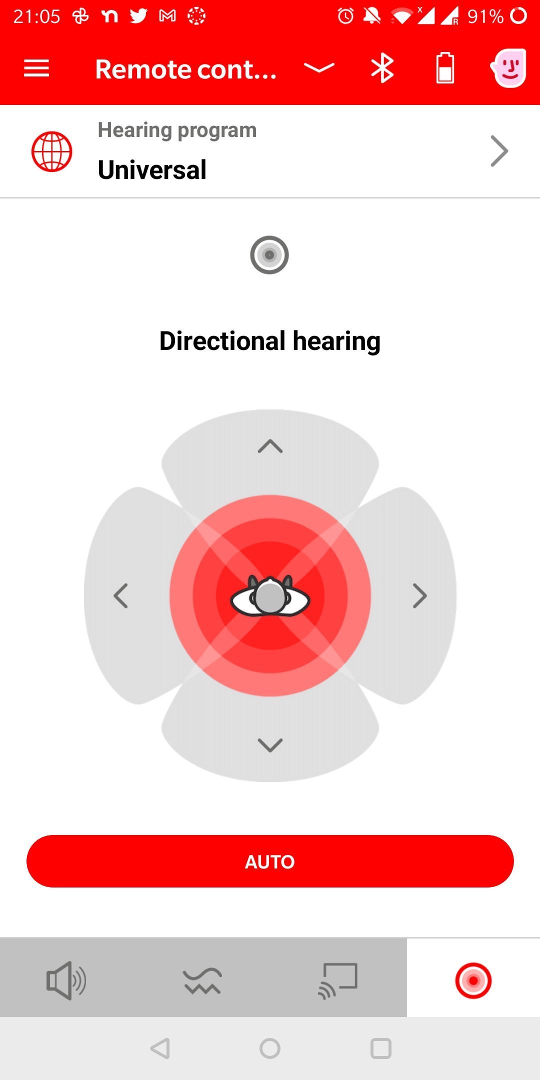 Signia app directional hearing
