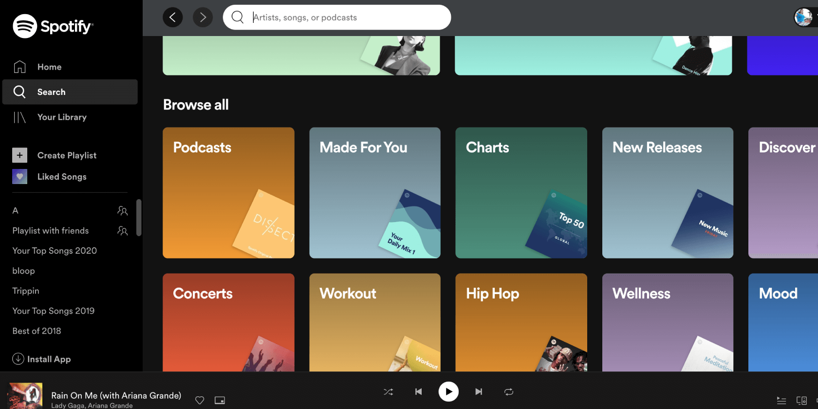 Spotify Web Player