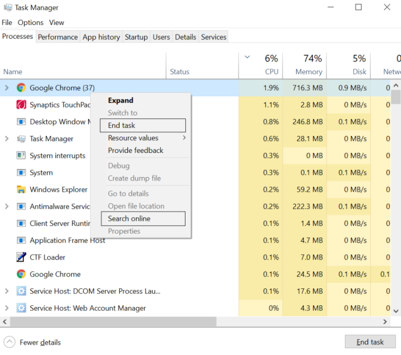 Windows Task Manager