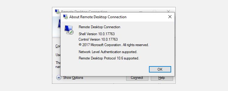 about remote desktop connection