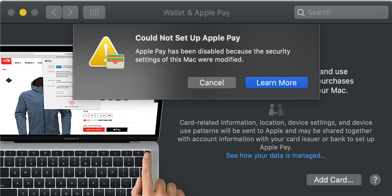 So richten Sie Apple Pay auf Ihrem Mac ein und verwenden es - apple pay setup issues on mac