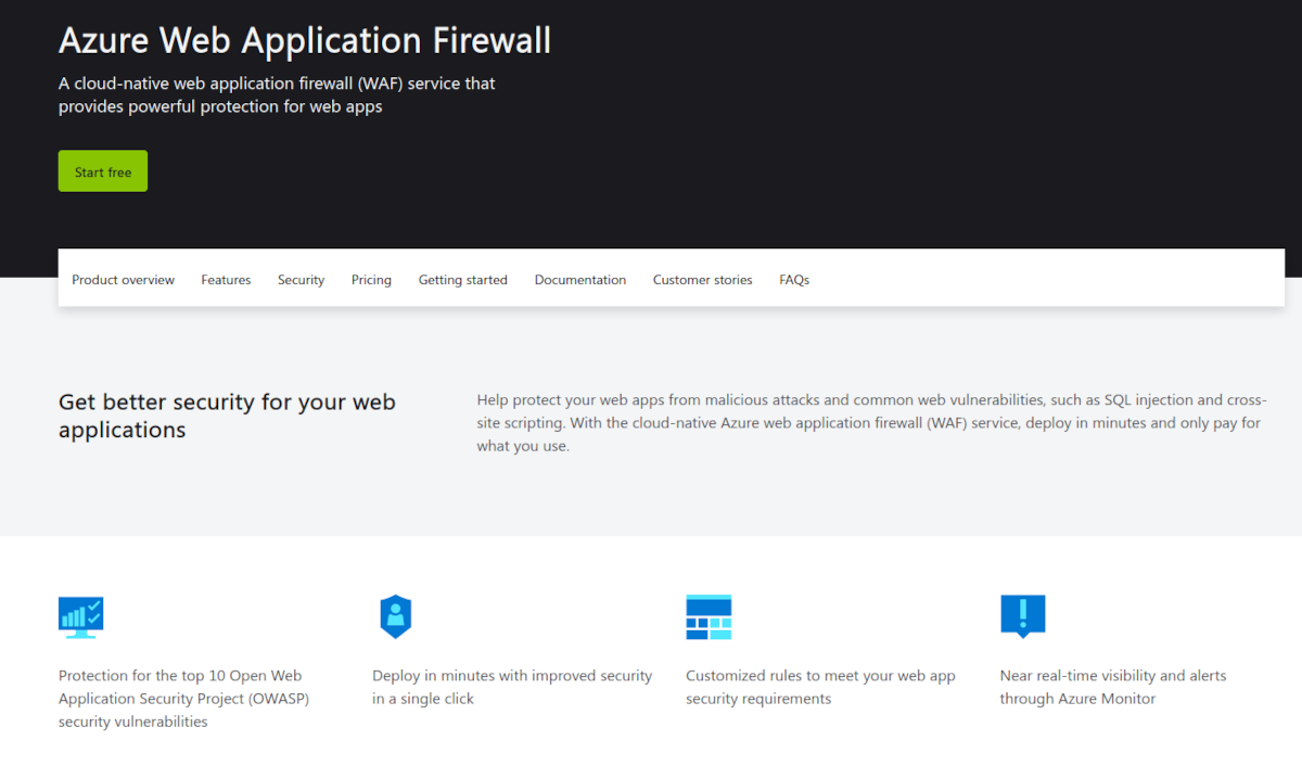 azure waf - Gli 8 migliori servizi firewall per applicazioni Web per proteggere il tuo sito web