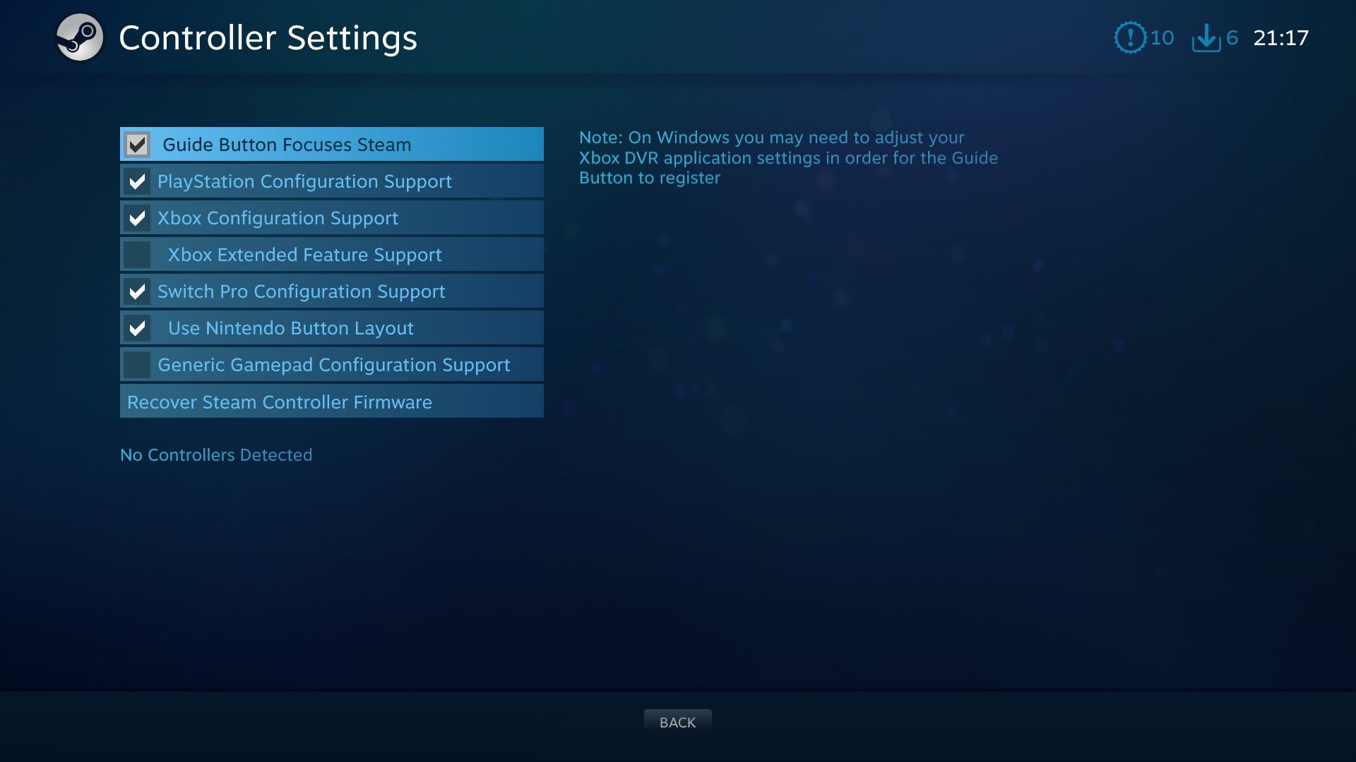 big picture controller settings screen - Come configurare e utilizzare i controller della console con Steam