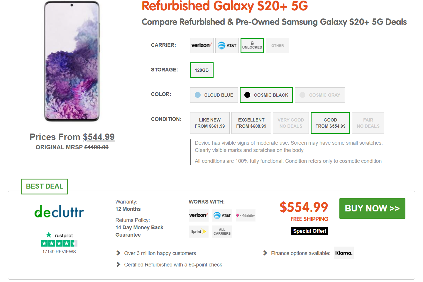 buy refurbished samsung phone results page sellcell