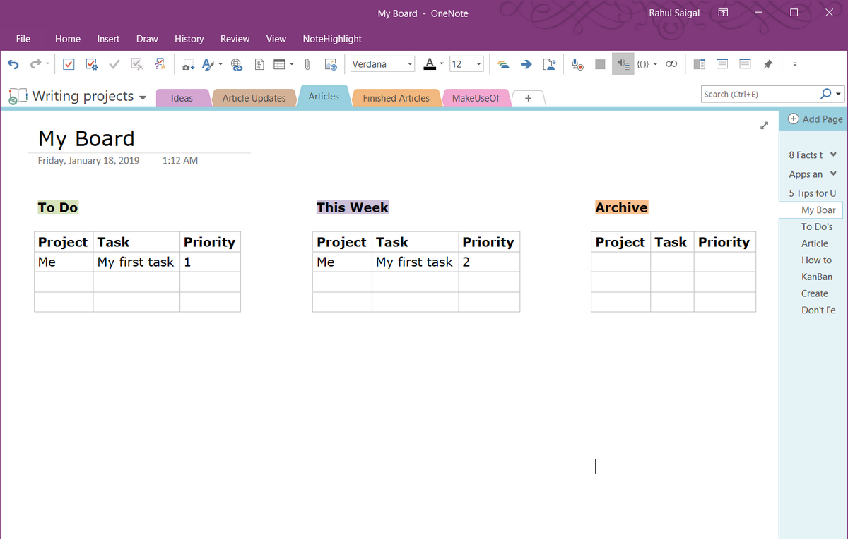 22 Tips for Using Microsoft OneNote as Your To-Do List In Onenote Meeting Template