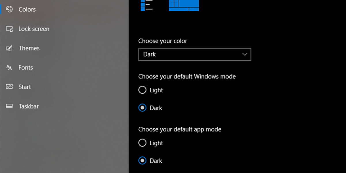 windows 10 file explorer dark theme