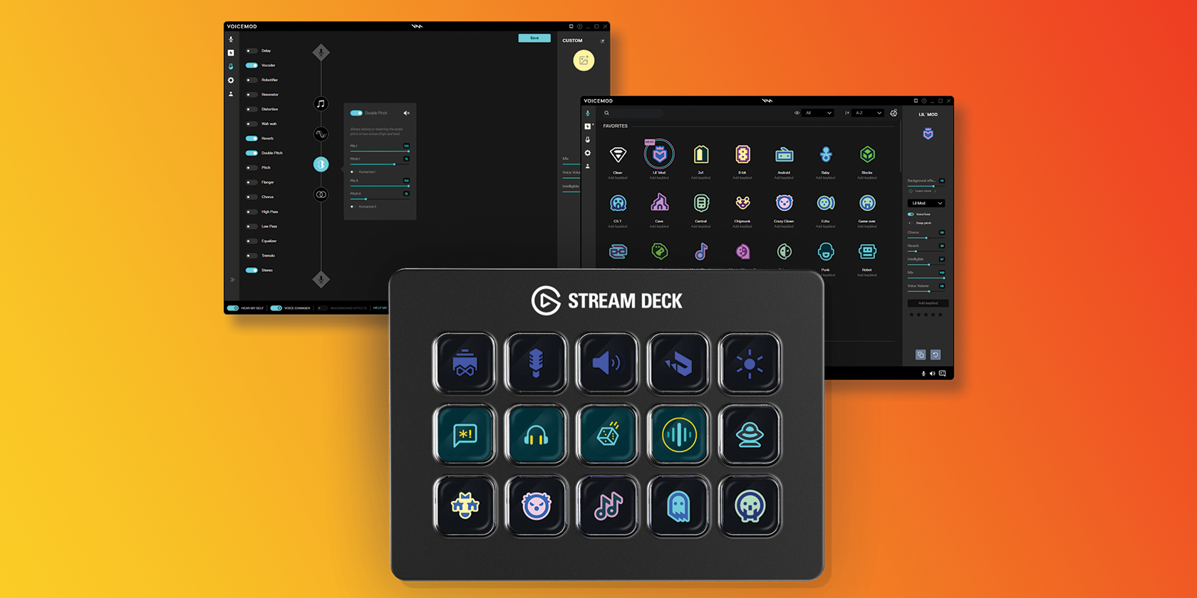 elgato stream deck and voicemod software
