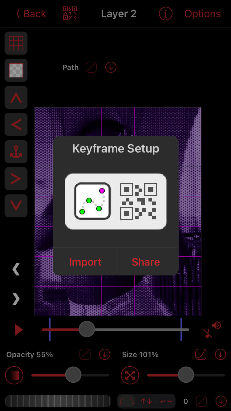 Export QR Code for Individual Layer Video Star
