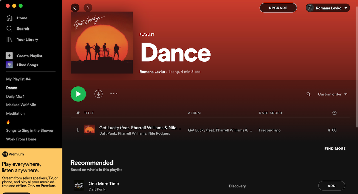 add new songs to Spotify playlist