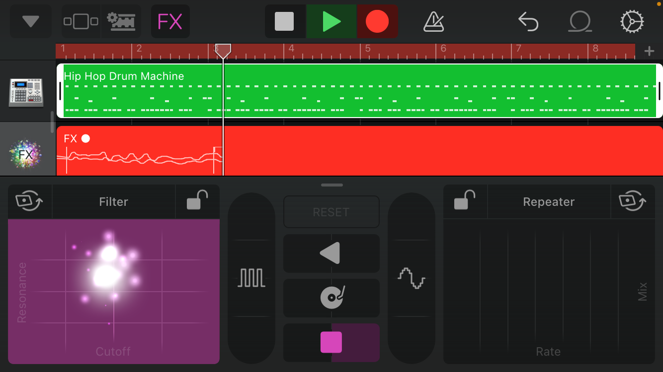 GarageBand Instrument FX