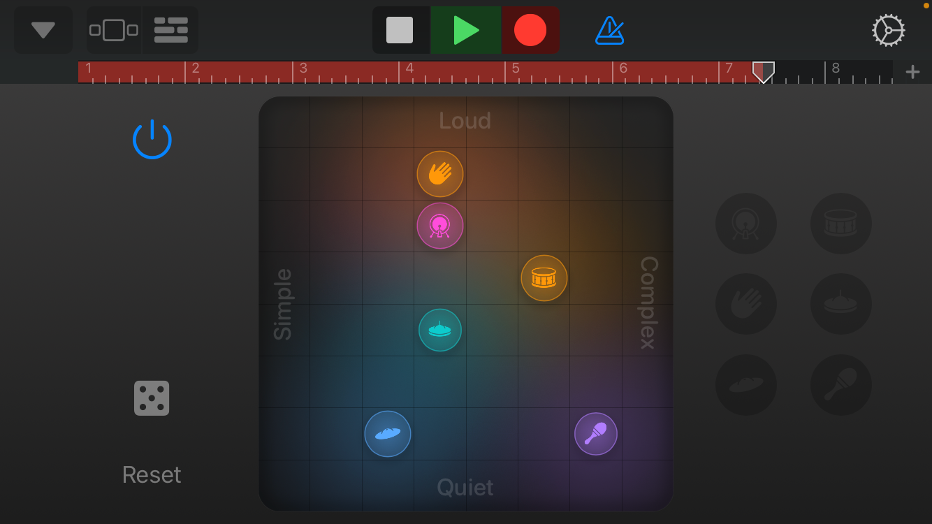 GarageBand Recording Smart Drums