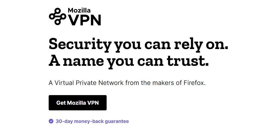 Get Mozilla VPN