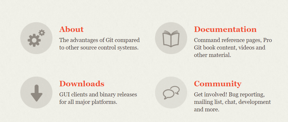 Git Downloads Button