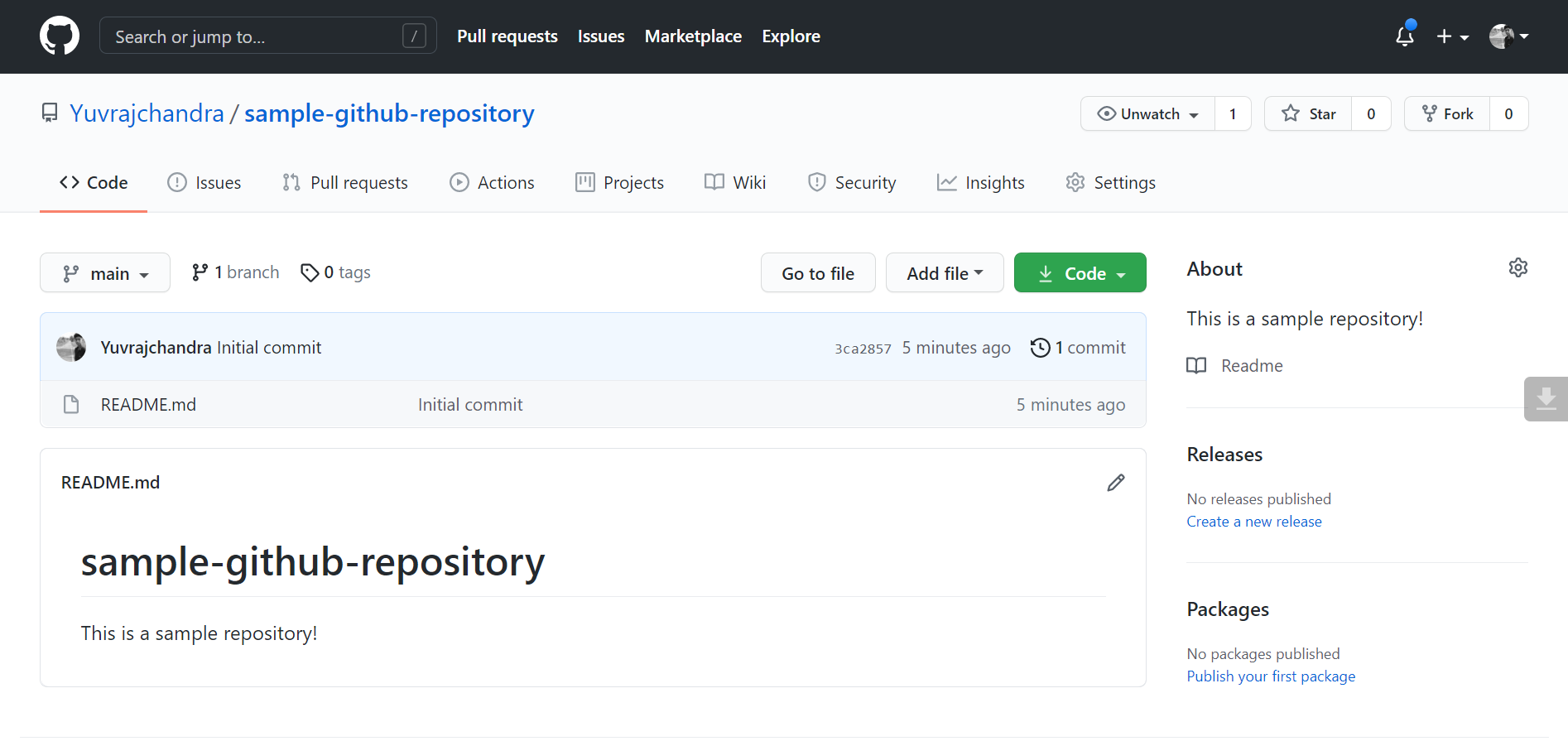github repository homepage - Come clonare un repository GitHub con Git Bash