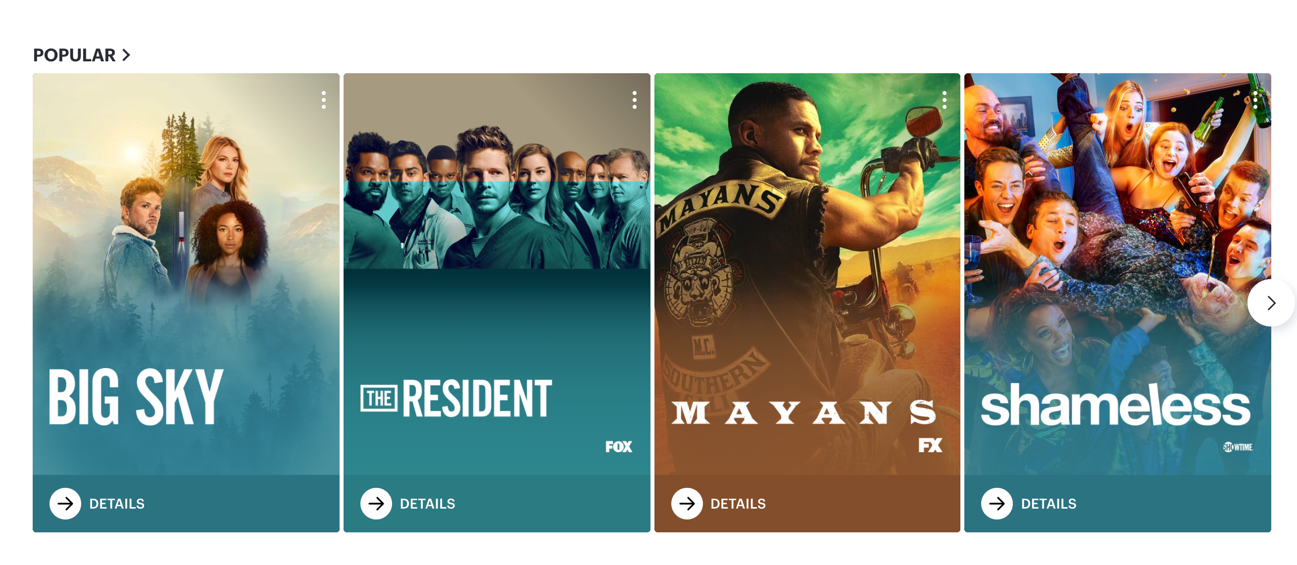 Selections from Hulu's library