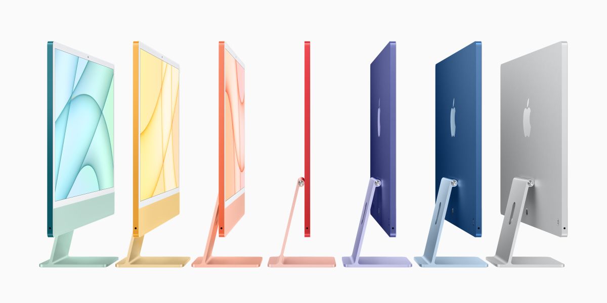 iMac in all colors.