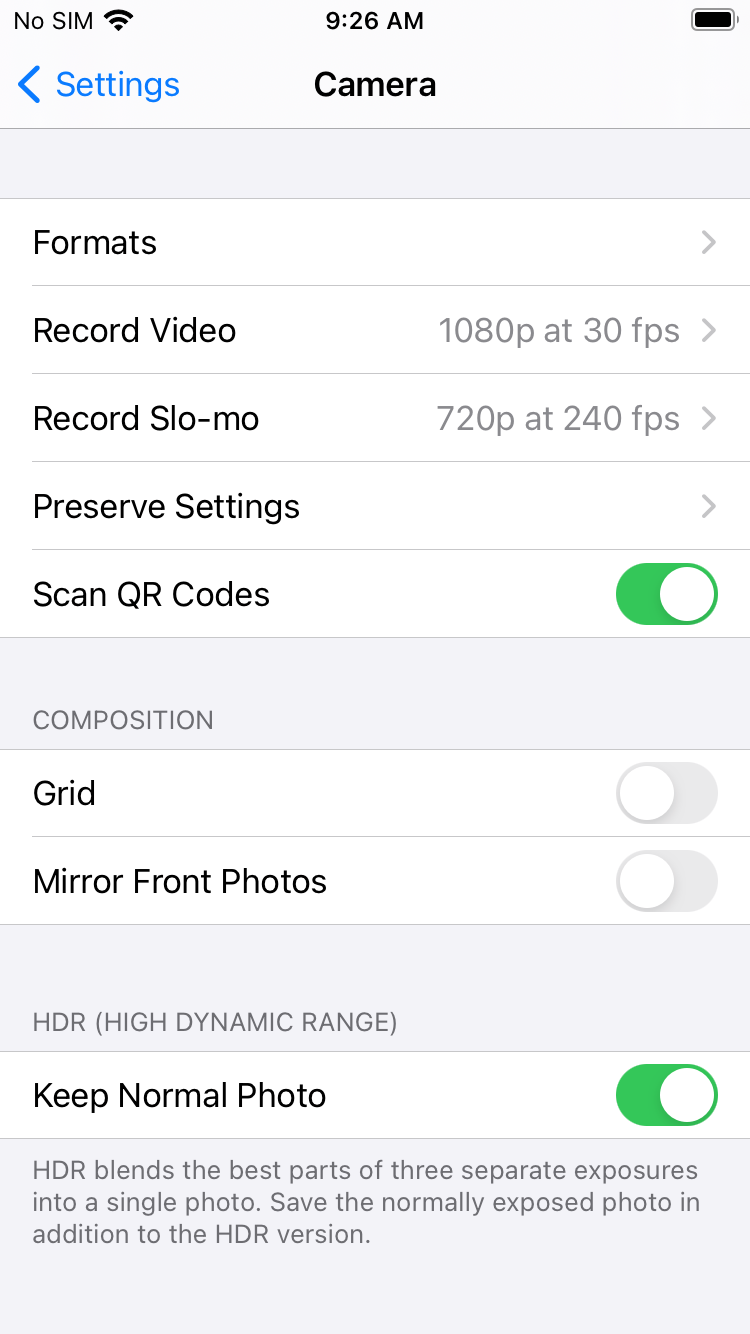 how to change app settings on iphone