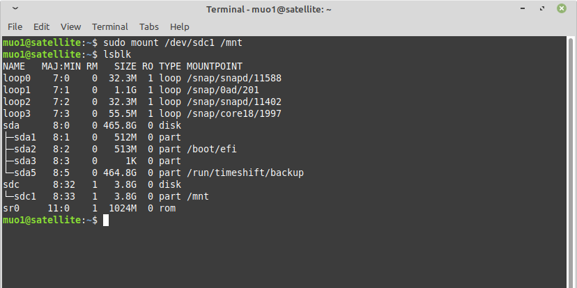Mounting a Hard Drive in Linux Command Line with Mount Command
