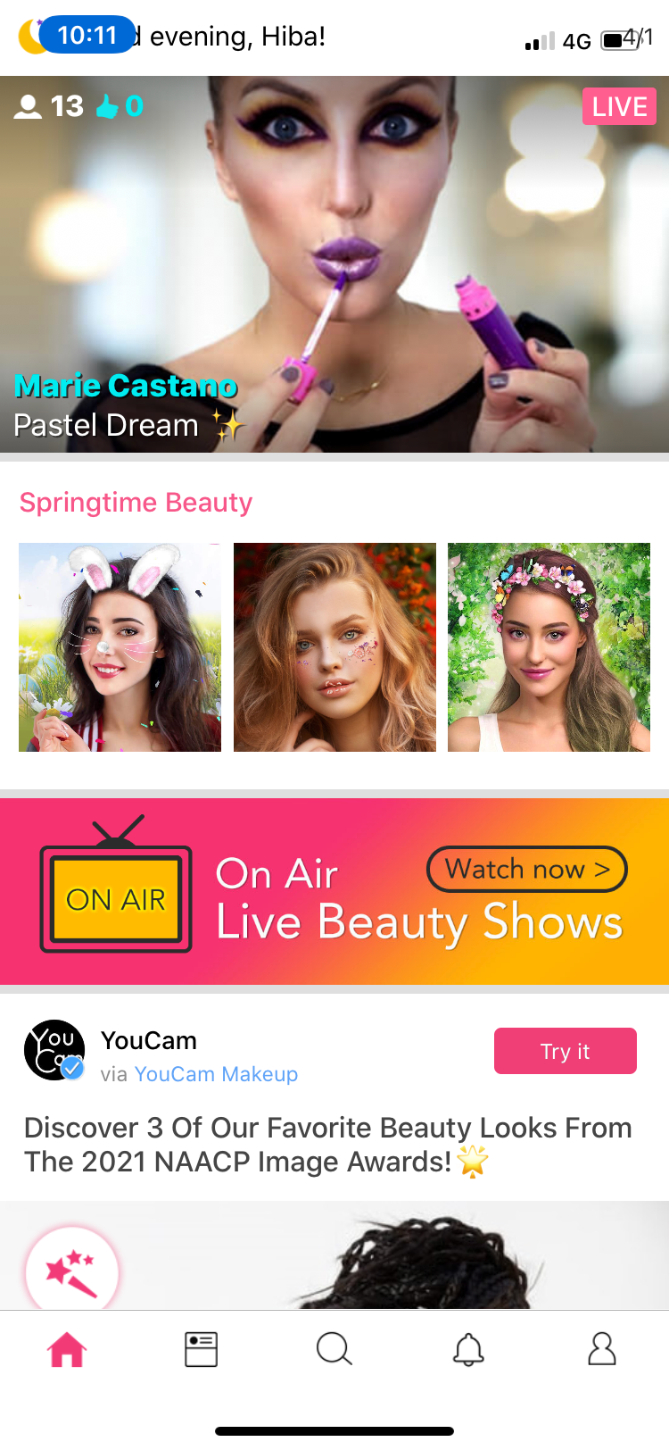 YouCam homepage