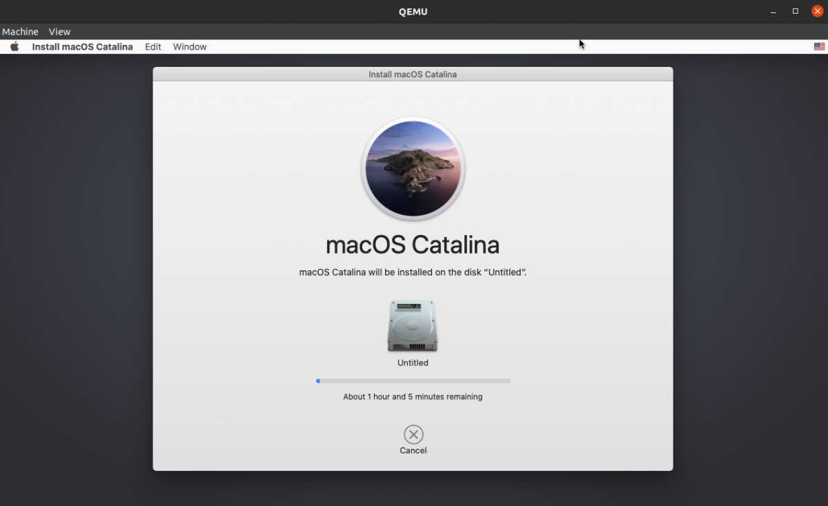 mac os installation progress e1618753748797 - Come installare macOS in una macchina virtuale su Ubuntu Linux