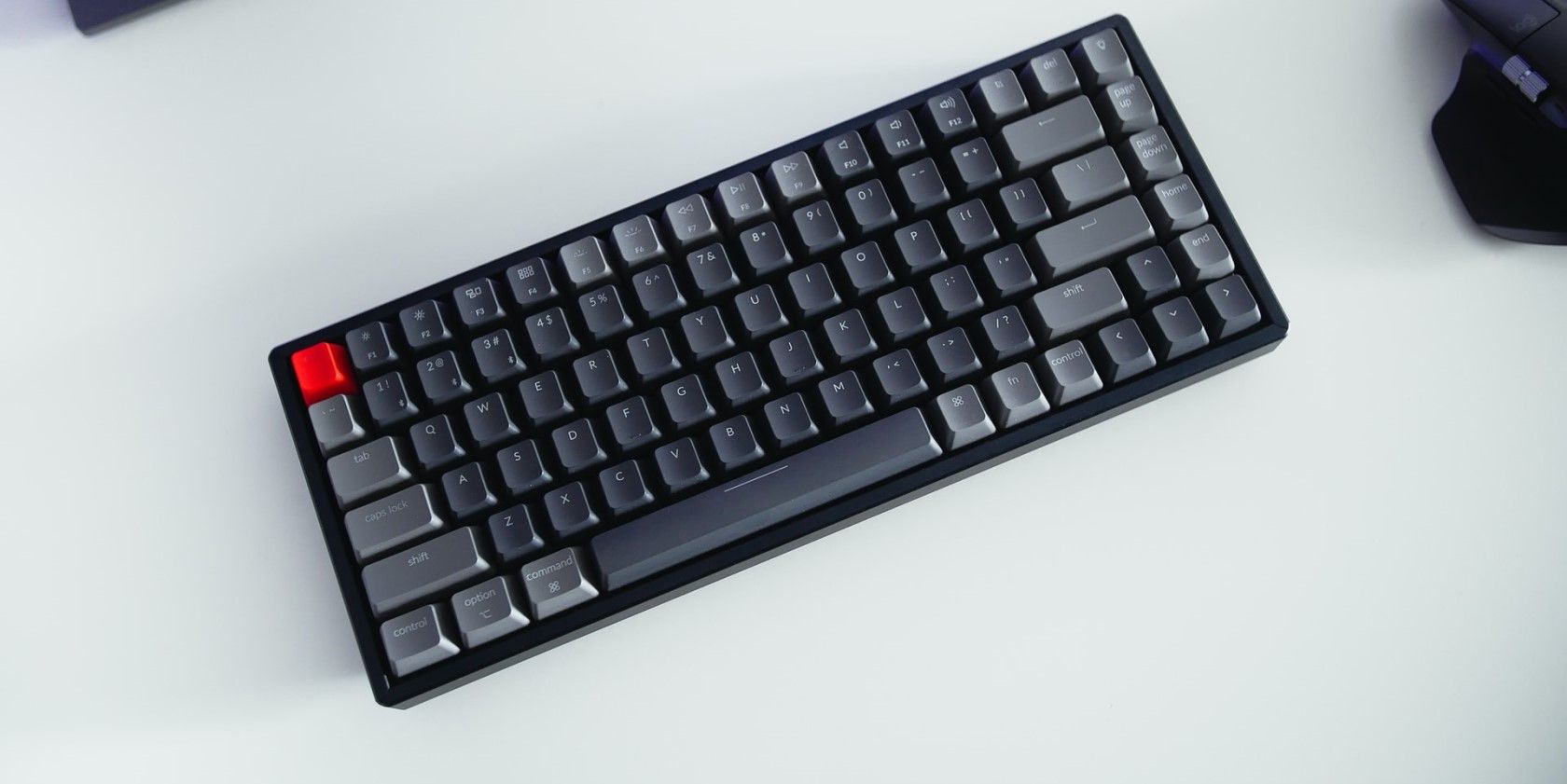a mechanical keyboard