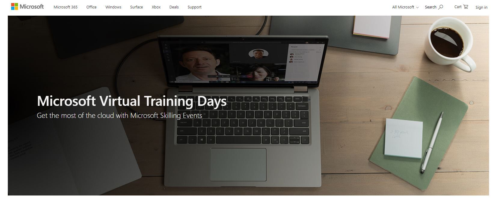 Microsoft virtual training days