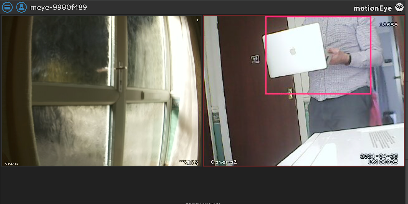 Raspberry Pi motionEyeOS CCTV surveillance camera system