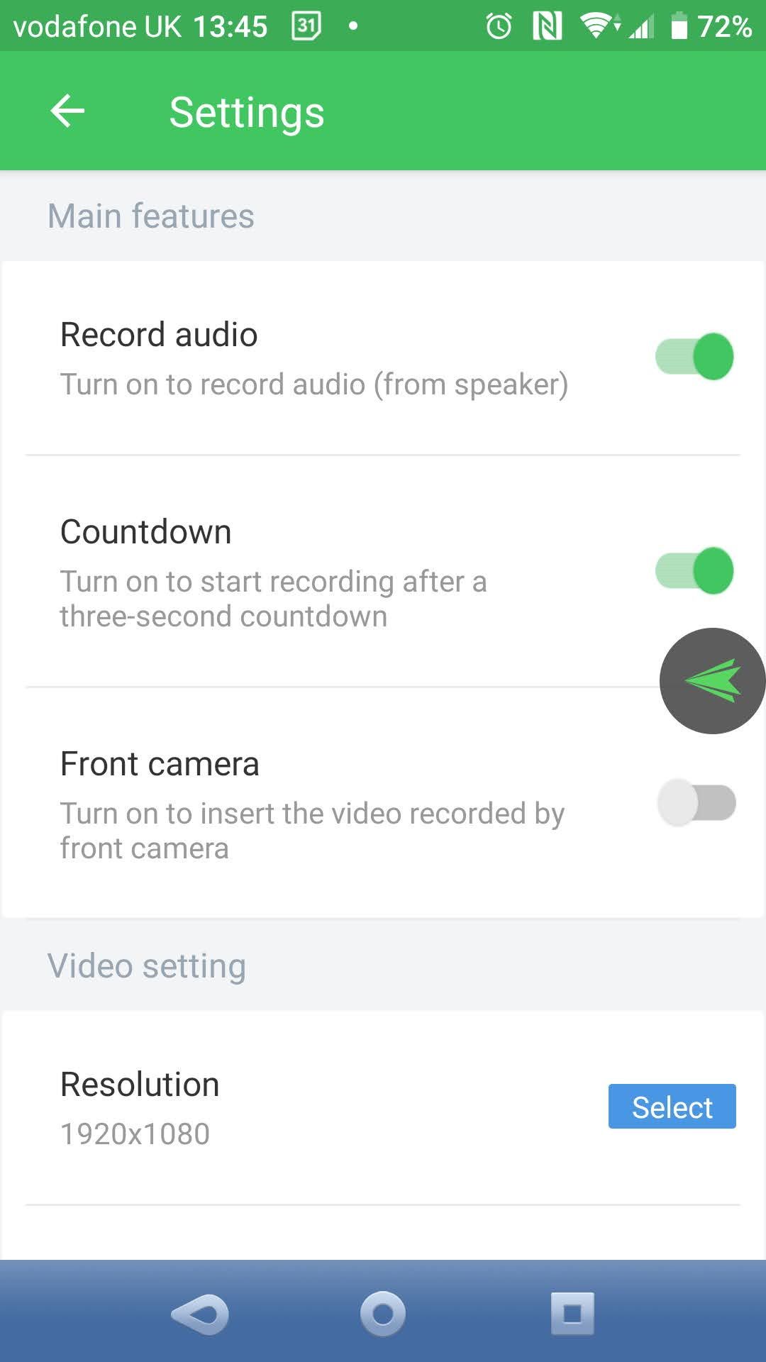 Use Airdroid to record Android display